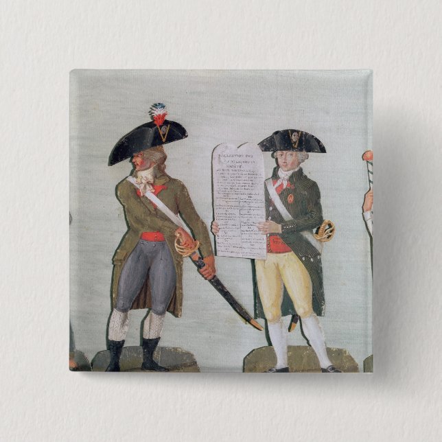 A Citizen Ready to Fight and a Citizen Pinback Button (Front)