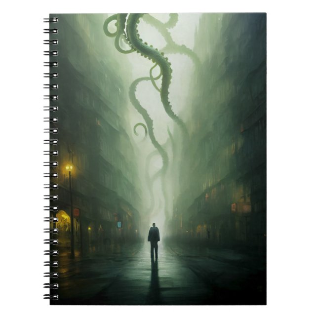 A City Under Cthulhu Horror Notebook (Front)