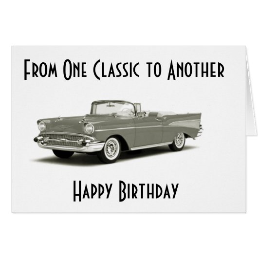 A CLASSIC BIRTHDAY" AND AGED TO "PERFECTION" (Front Horizontal)