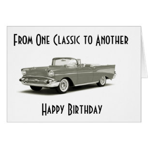 A CLASSIC BIRTHDAY" AND AGED TO "PERFECTION" CARDS