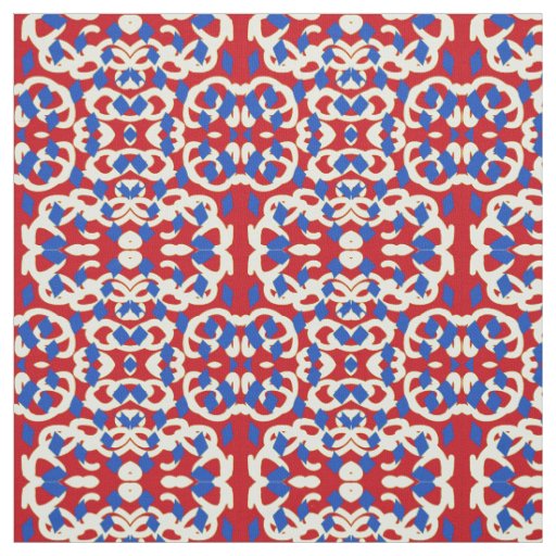 A classic colorful fabric print pattern design 