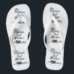 A Classic Matron of Honor   Flip Flops<br><div class="desc">Matron of Honor apparel,  gifts and jewelry for brides.</div>