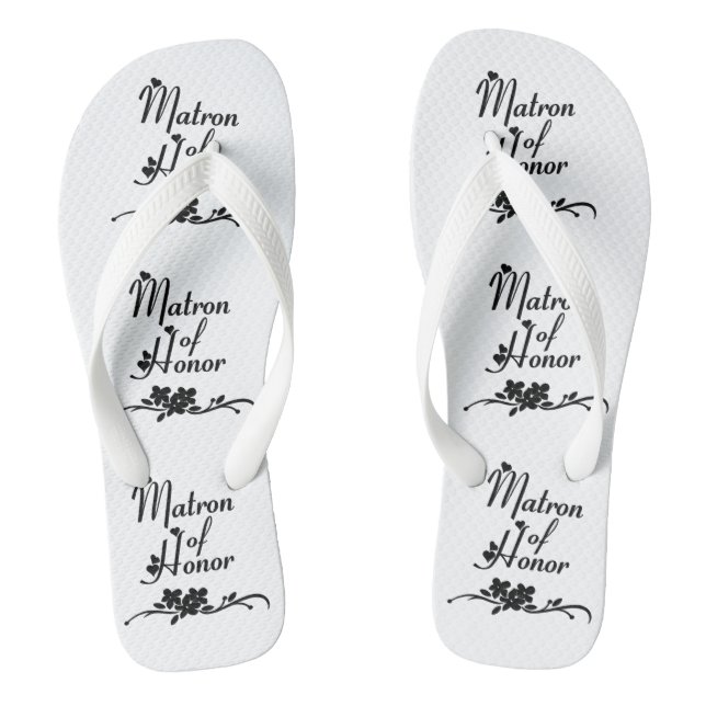 A Classic Matron of Honor   Flip Flops (Footbed)