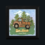 A Classic Old Tow Truck Gift Box<br><div class="desc">A Classic Old Tow Truck gift box by ArtMuvz Illustration. Matching Tow Truck apparel, custom truck gifts. To personalize add your name or text to this Tow Truck gift box.</div>