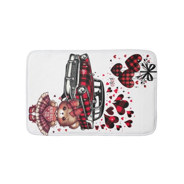A CLASSIC VALENTINE LOVE FOR YOU 2 BATH MAT (Front)