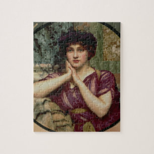A Classical Beauty, 1901 (oil on canvas) Jigsaw Puzzle