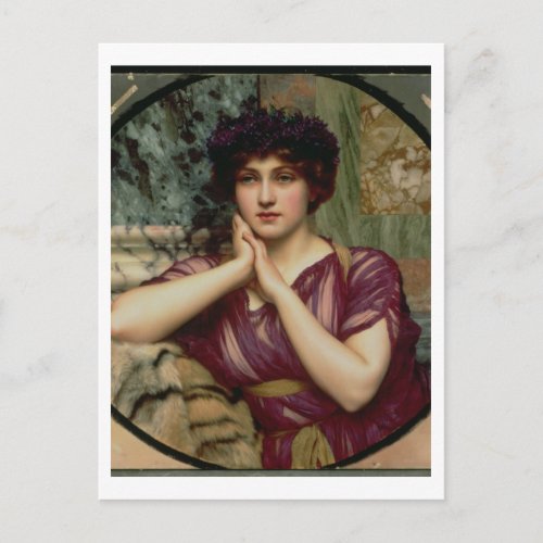 A Classical Beauty 1901 oil on canvas Postcard
