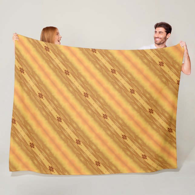 A Classy Copper Colored Car Fleece Blanket (In Situ)