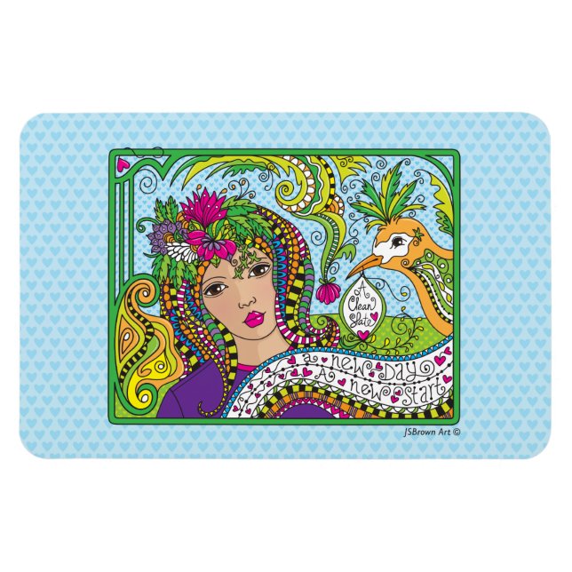 A Clean Slate_Flexible Magnet 6" x 4" (Horizontal)