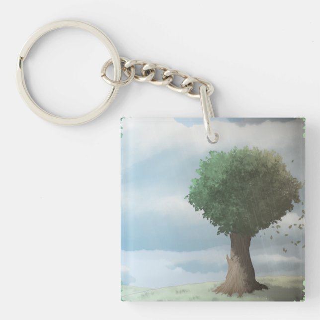 A Cleansing Gale Keychain (Front)