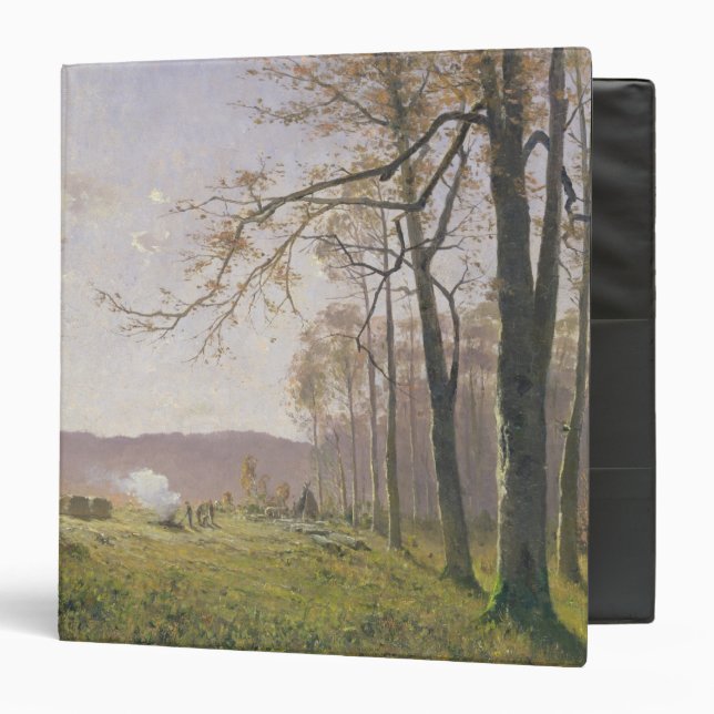 A Clearing in an Autumnal Wood, 1890 3 Ring Binder (Front/Inside)