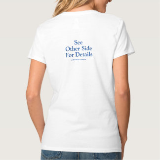 A clever woman's t-shirt that will turn heads.