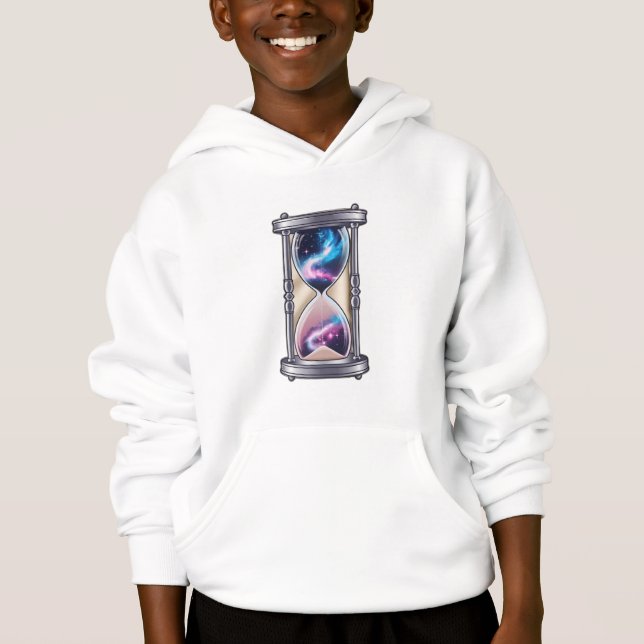 A clock face made of planets hoodie (Front)