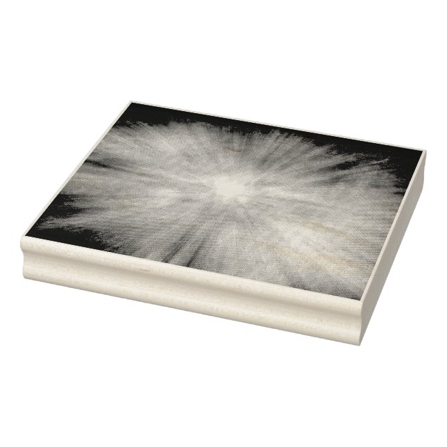 a close up of a blue and green abstract background rubber stamp (Stamp)