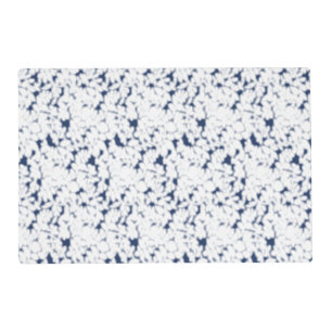 A close-up of a hydrangea showcases its delicate p placemat