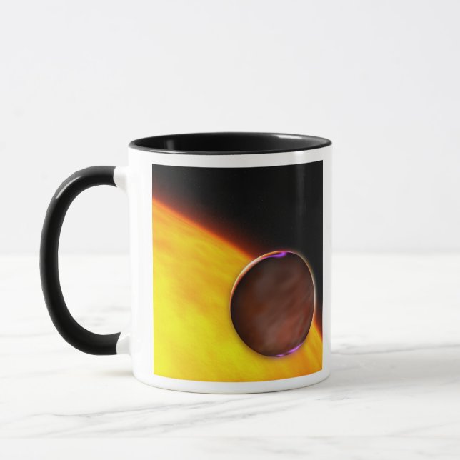 A close-up of an extrasolar planet mug (Left)