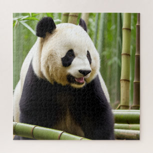 A Close-Up Portrait of a Panda Jigsaw Puzzle