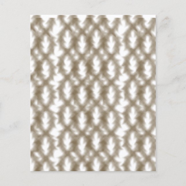 A close-up view of a crisscrossing wire mesh grid  flyer (Front)