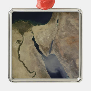 A cloud of tan dust from Saudi Arabia Metal Ornament