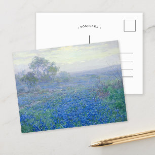 A Cloudy Day, Bluebonnets Julian Onderdonk Postcard