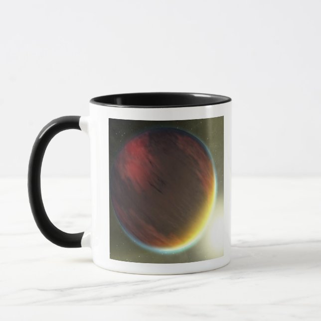 A cloudy Jupiter-like planet that orbits Mug (Left)