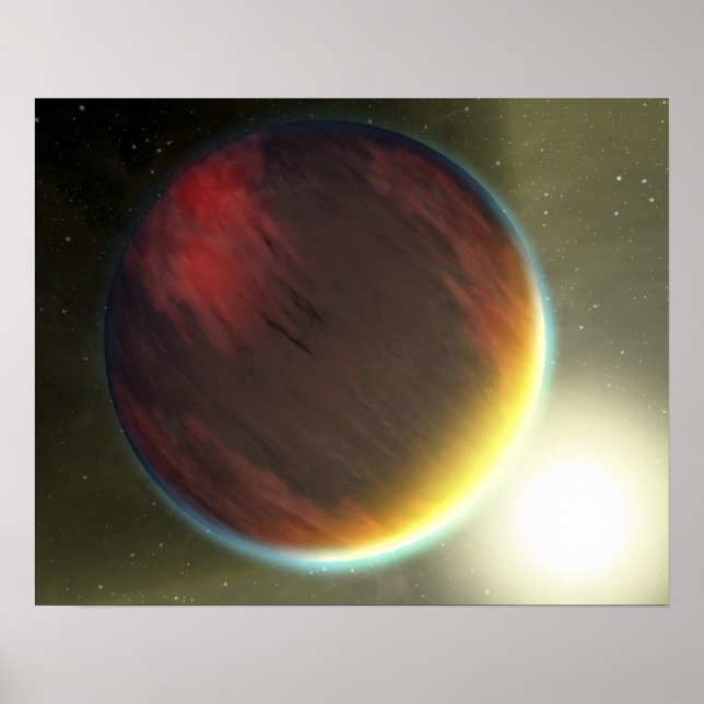 A cloudy Jupiter-like planet that orbits Poster (Front)
