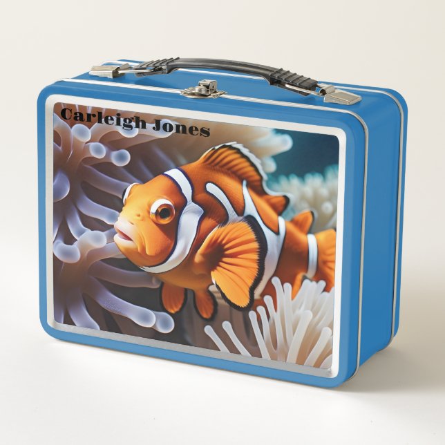 A Clown Fish  Metal Lunch Box (Front)