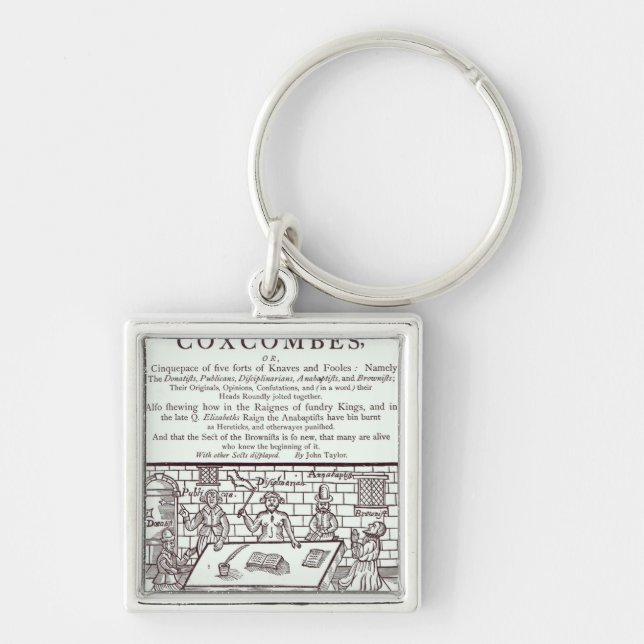 A Cluster of Coxcombes' by John Taylor Keychain (Front)