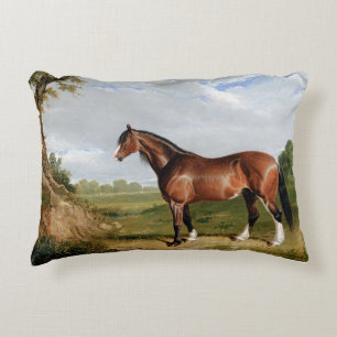 A Clydesdale Stallion Accent Pillow
