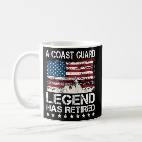 A Coast Guard Legend Has Retired American Flag Ret Coffee Mug