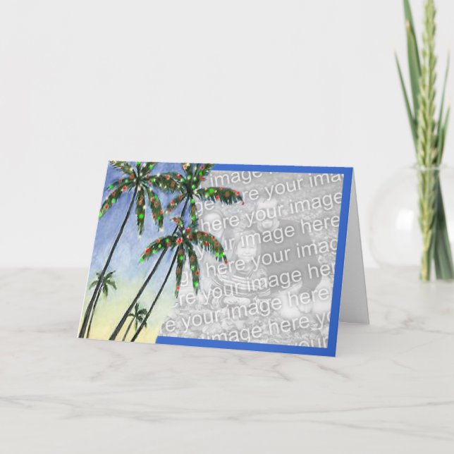 A Coastal Christmas Holiday Card (Front)