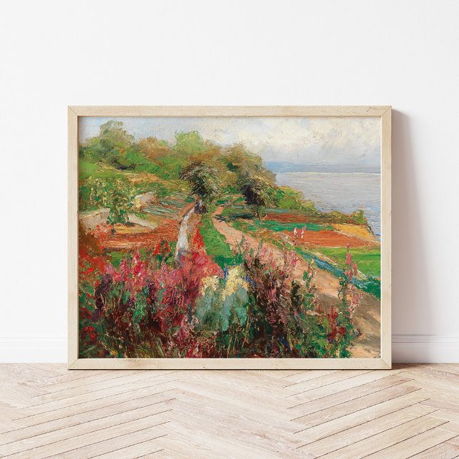 A Coastal Landscape | Olga Wisinger-Florian Poster (Creator Uploaded)