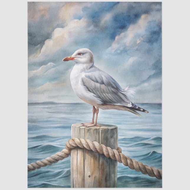 A Coastal Series Design 11 Tissue Paper (Front)