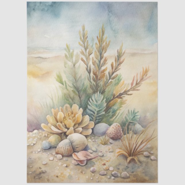 A Coastal Series Design 35 Tissue Paper (Front)