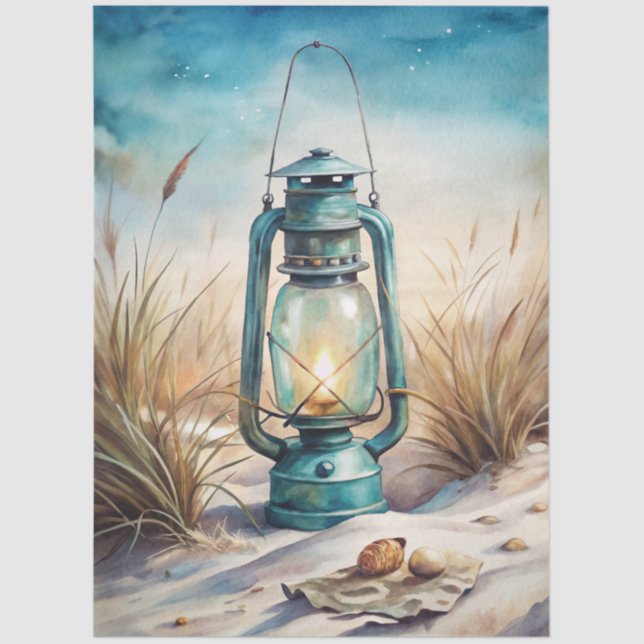 A Coastal Series Design 4 Tissue Paper (Front)