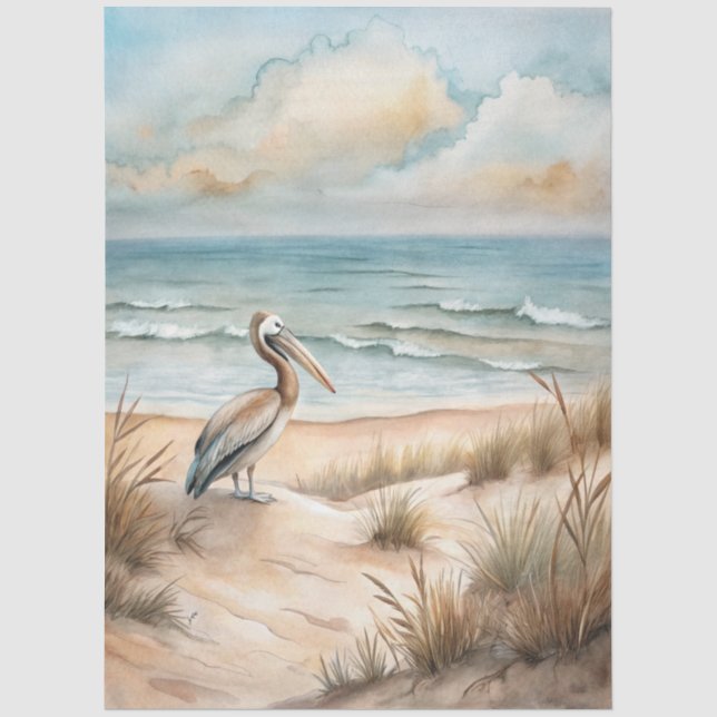 A Coastal Series Design 67 Tissue Paper (Front)