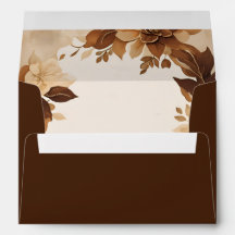 A Coffee & Cream Autumn Floral Theme Wedding 