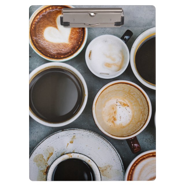 A Coffee Lovers Dream of Caffeine Clipboard (Front)