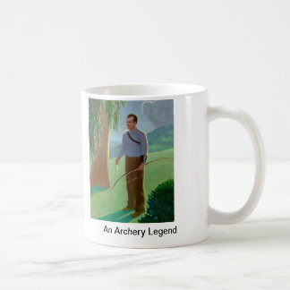 A coffee mug for the traditional archer