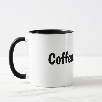 A coffee mug that may not include coffee.
