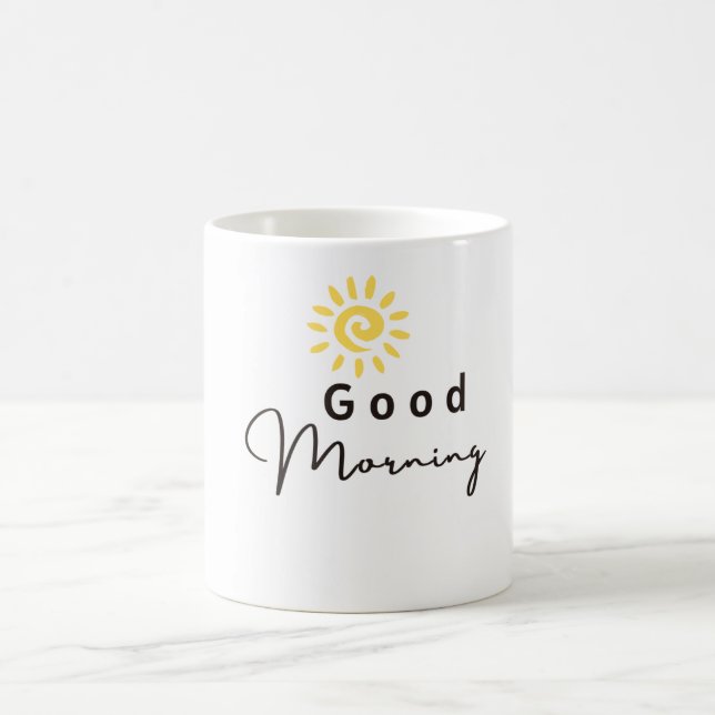 A coffee mug with good design (Center)