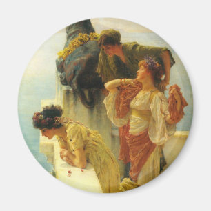 A Coign Of Vantage by Sir Lawrence Alma-Tadema Magnet