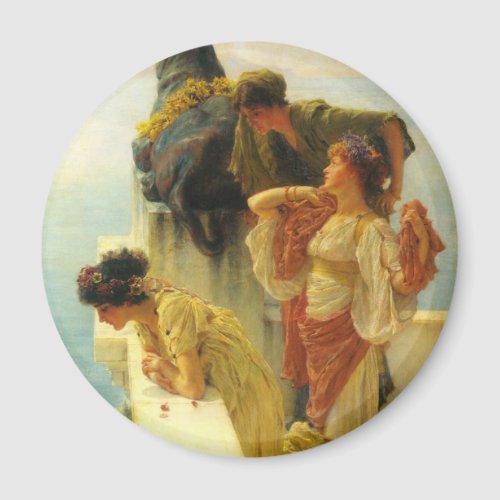 A Coign Of Vantage by Sir Lawrence Alma_Tadema Magnet