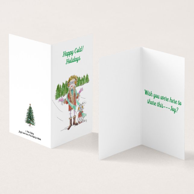 A Cold Minnesota Christmas for Babs and Bubbles  (Inside and Outside)