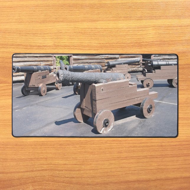A Collection of Cannons Desk Mat (A Collection of Cannons Desk Mat on Desk)