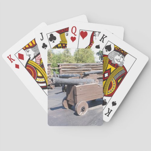 A Collection of Cannons Poker Cards