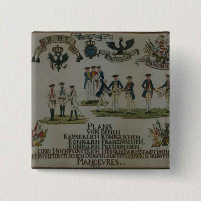 A collection of maneouvre plans button (Front)