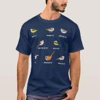 A collection of tit birds Birding Gift