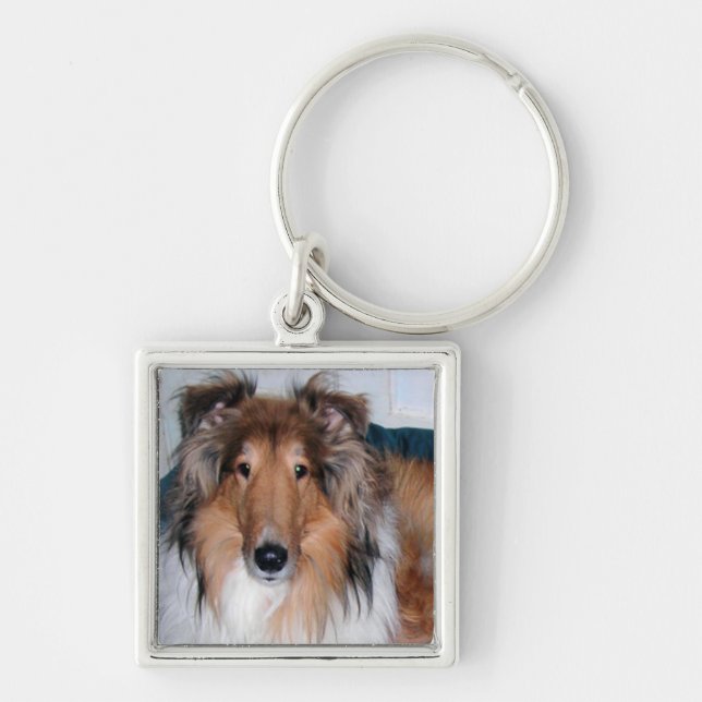 A Collie Keychain (Front)