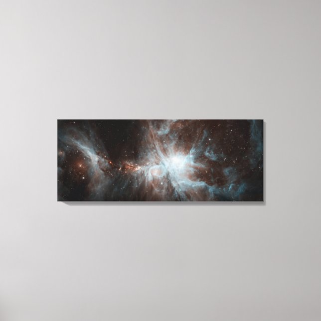 A colony of hot young stars in the Orion Nebula Canvas Print (Front)